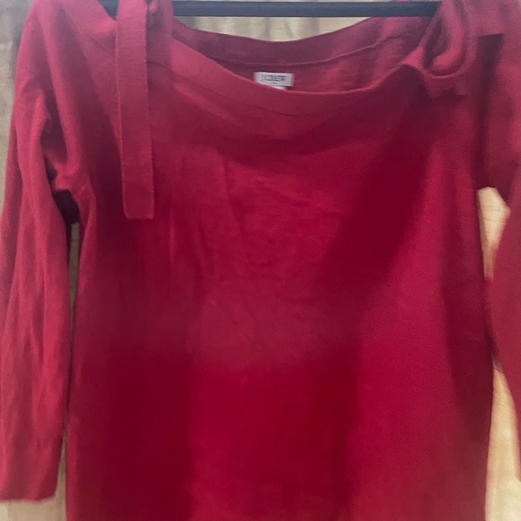 JCrew Factory 3/4 length shoulder tie sweater - Picture 2 of 5